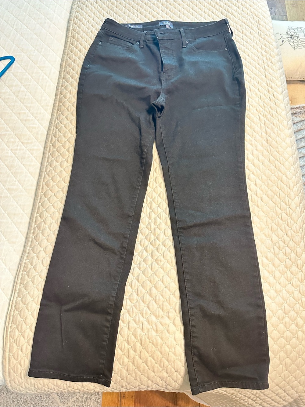 NYDJ Sheri Slim Black Slim Jeans